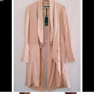 Max jeans drape front  jacket size S PINK